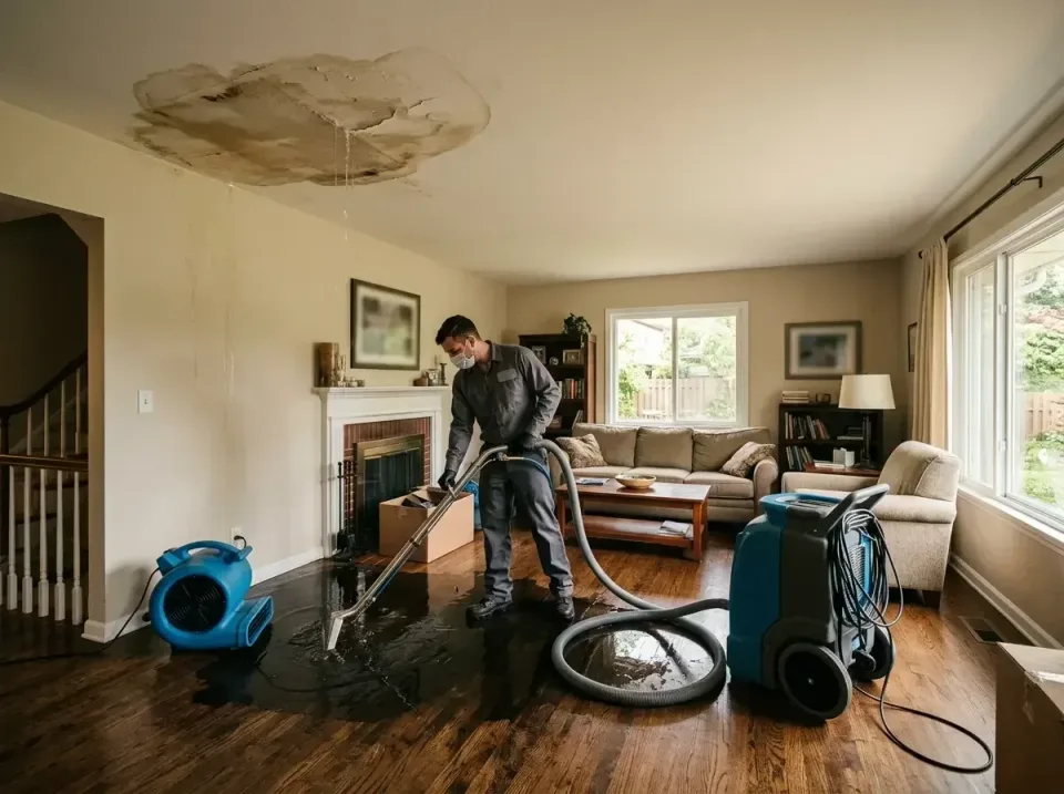attic-pipe-burst-ceiling-drip-008 — frequently asked questions, Water Damage Restoration & Carpet Care in Gateway, FL